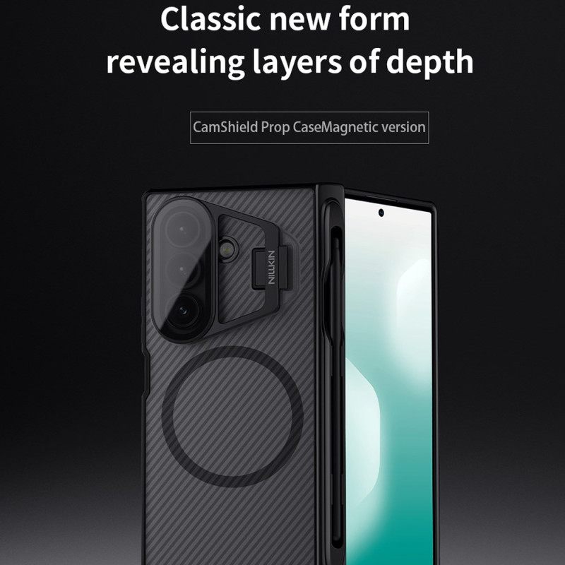 Hoesje Samsung Galaxy Z Fold 7 Camshield Prop Magnetic Translucent Series Nillkin