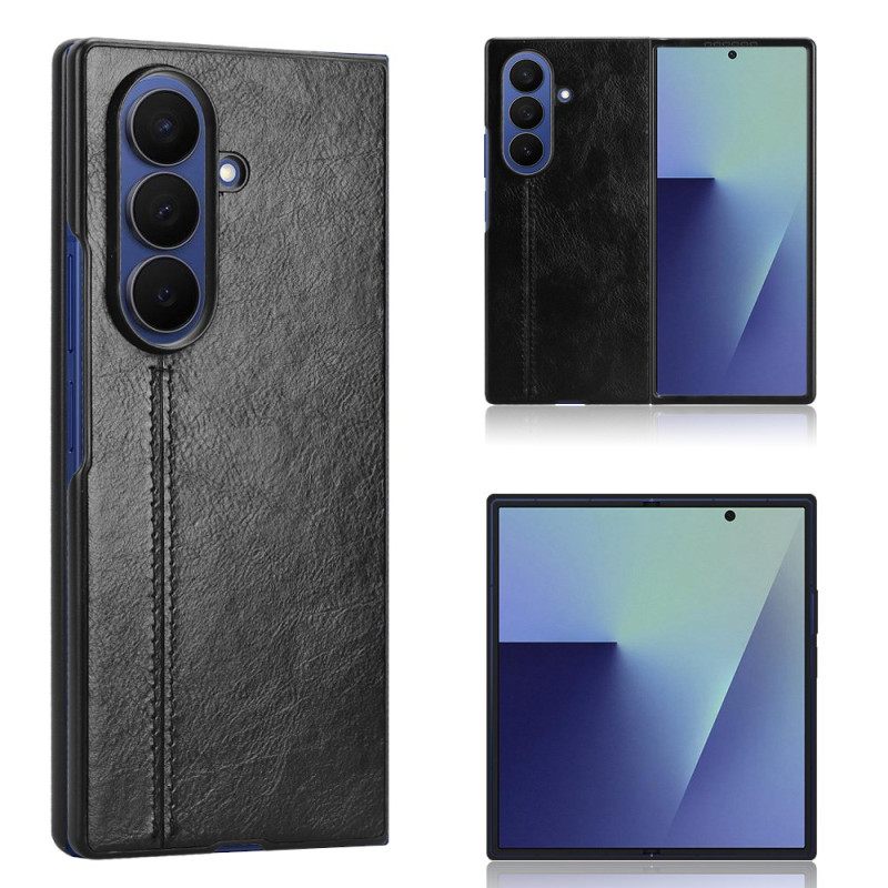 Hoesje Samsung Galaxy Z Fold 7 Lederlook Couture