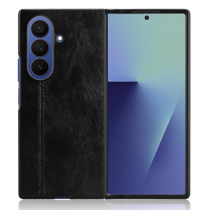 Hoesje Samsung Galaxy Z Fold 7 Lederlook Couture