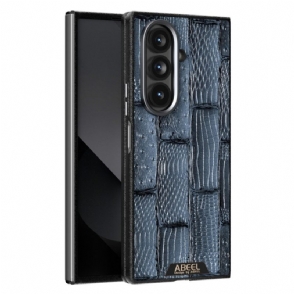 Hoesje Samsung Galaxy Z Fold 7 Magsafe-compatibel Abeel Met Reliëf Bescherming Hoesje