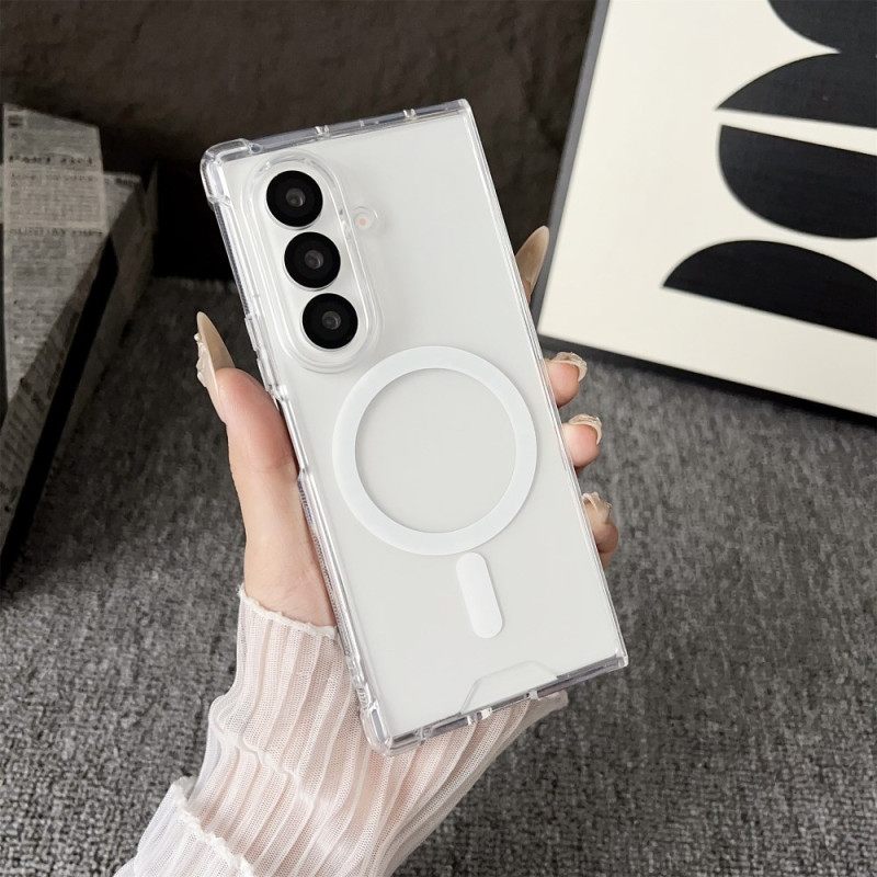 Hoesje Samsung Galaxy Z Fold 7 Magsafe-compatibel Transparant Bescherming Hoesje