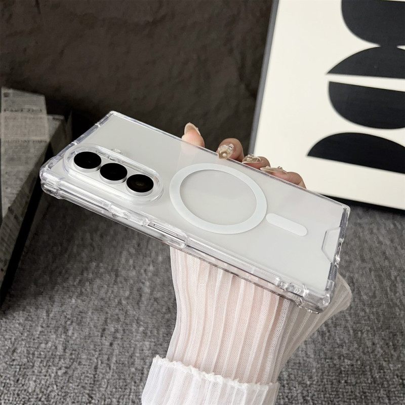 Hoesje Samsung Galaxy Z Fold 7 Magsafe-compatibel Transparant Bescherming Hoesje