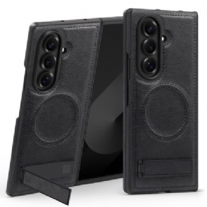 Hoesje Samsung Galaxy Z Fold 7 Magsafe Lederlook En Standaard