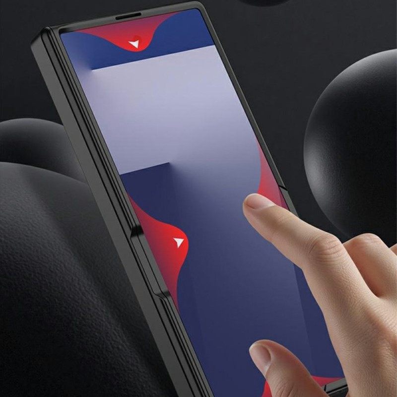 Hoesje Samsung Galaxy Z Fold 7 Schermbeschermer En Magnetische Standaard Bescherming Hoesje