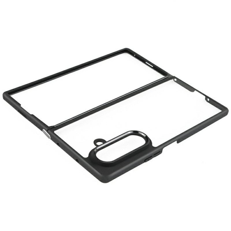 Hoesje Samsung Galaxy Z Fold 7 Schokbestendig Met Transparante Achterkant Bescherming Hoesje