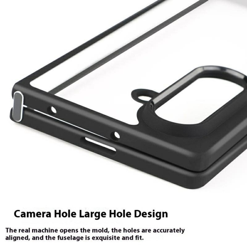 Hoesje Samsung Galaxy Z Fold 7 Schokbestendig Met Transparante Achterkant Bescherming Hoesje