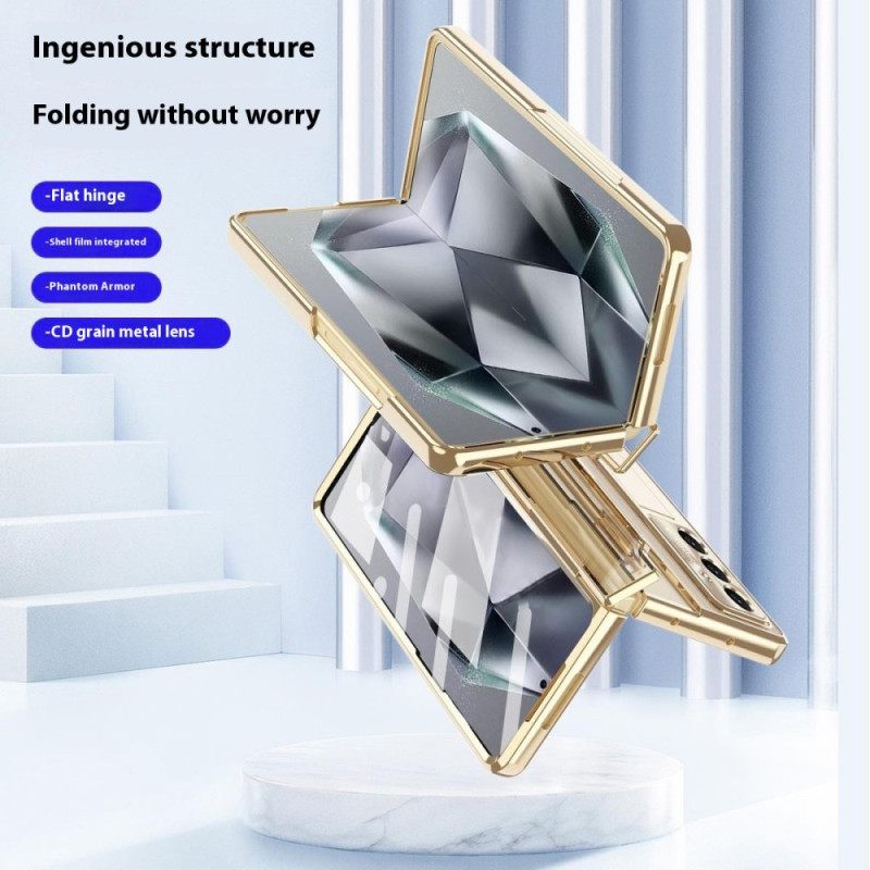 Hoesje Samsung Galaxy Z Fold 7 Standaard En Schermbeschermer Bescherming Hoesje