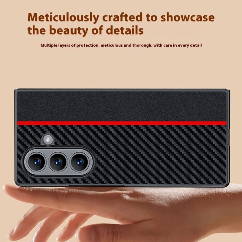 Hoesje Voor Samsung Galaxy Z Fold 7 Carbonvezelversie