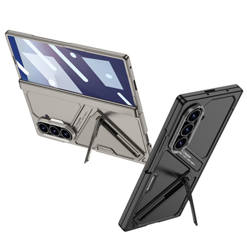 Hoesje Voor Samsung Galaxy Z Fold 7 Gkk Scharnierbeschermer En Standaard