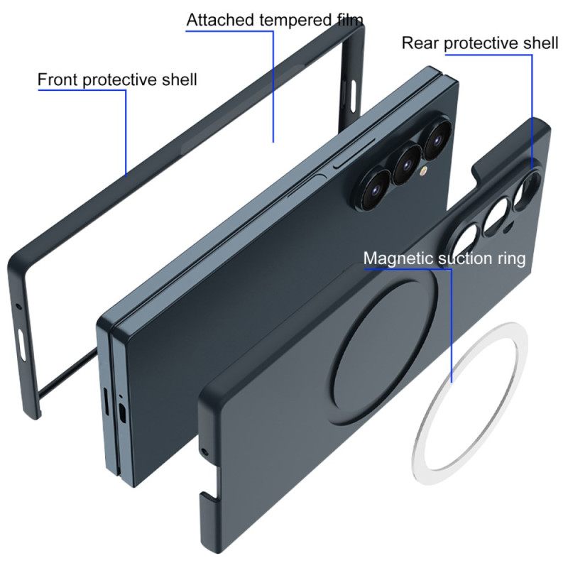 Hoesje Voor Samsung Galaxy Z Fold 7 Magnetische Schermbeschermer Van Gehard Glas