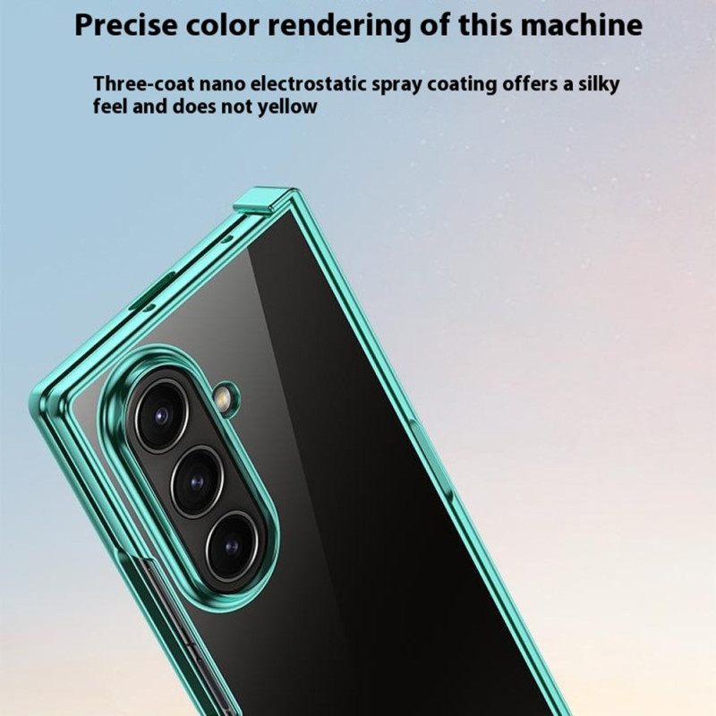 Hoesje Voor Samsung Galaxy Z Fold 7 Metal Effect Scharnier Design