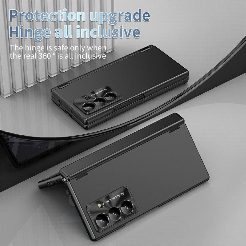 Hoesje Voor Samsung Galaxy Z Fold 7 Schermbeschermer Van Gehard Glas En Stylushouder