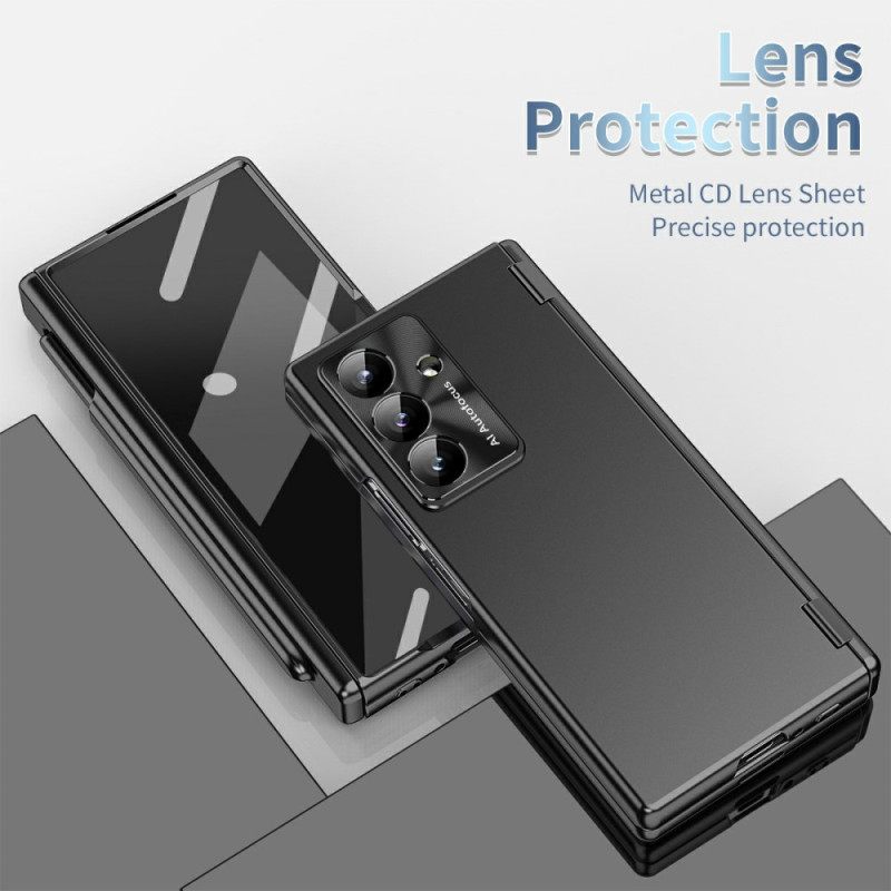 Hoesje Voor Samsung Galaxy Z Fold 7 Schermbeschermer Van Gehard Glas En Stylushouder