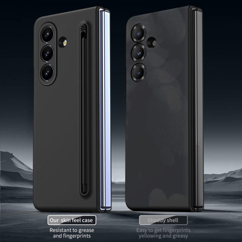 Hoesje Voor Samsung Galaxy Z Fold 7 Stylus En Gehard Glazen Schermbeschermer