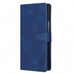 Leren Hoesje Voor Samsung Galaxy Z Fold 7 Azns Suède-effect