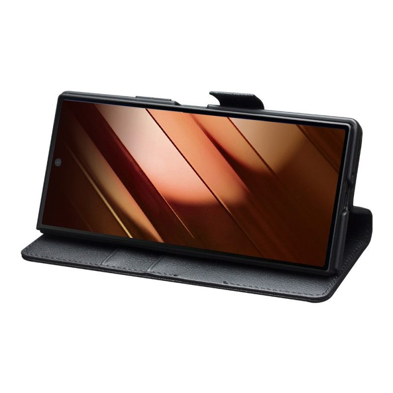 Leren Hoesje Voor Samsung Galaxy Z Fold 7 Qialino Kaarthouder