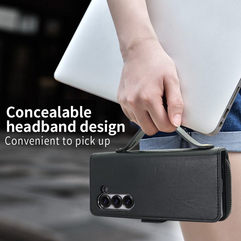 Samsung Galaxy Z Fold 7 Etui Met Rits En Riempje