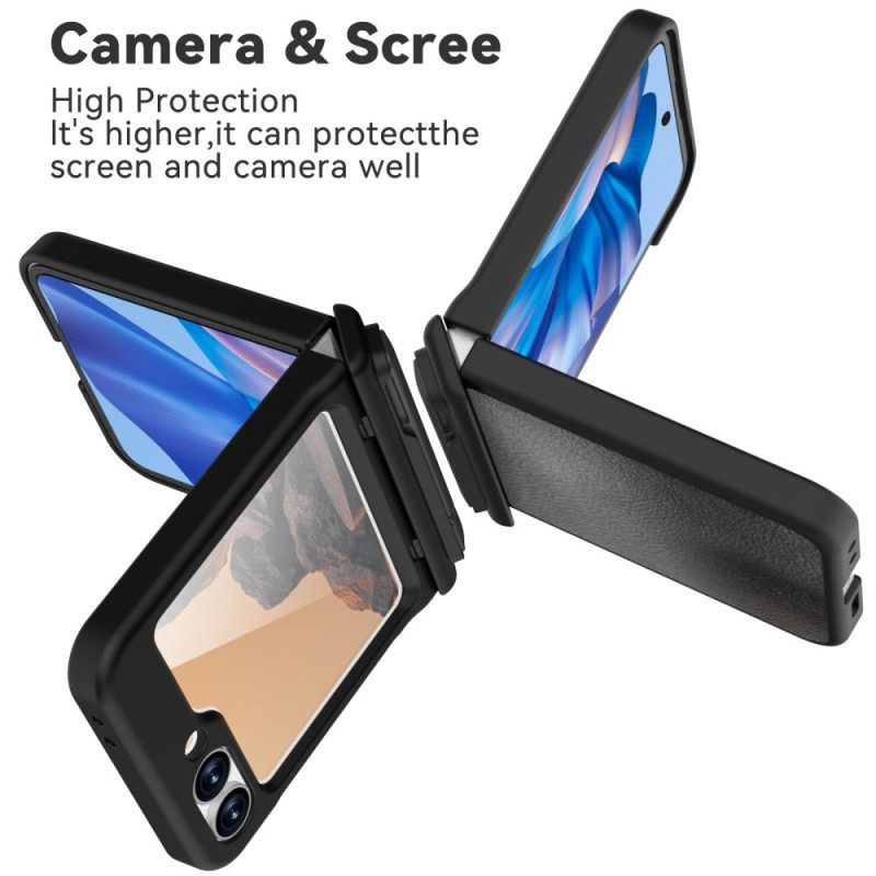 Case Hoesje Samsung Galaxy Z Flip 7 Fe Telefoonhoesje Handsfree Standaard