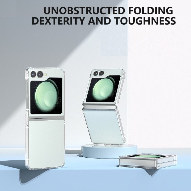 Case Hoesje Samsung Galaxy Z Flip 7 Fe Telefoonhoesje Stevig Transparant