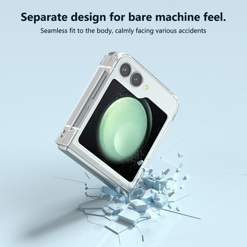 Case Hoesje Samsung Galaxy Z Flip 7 Fe Telefoonhoesje Stevig Transparant