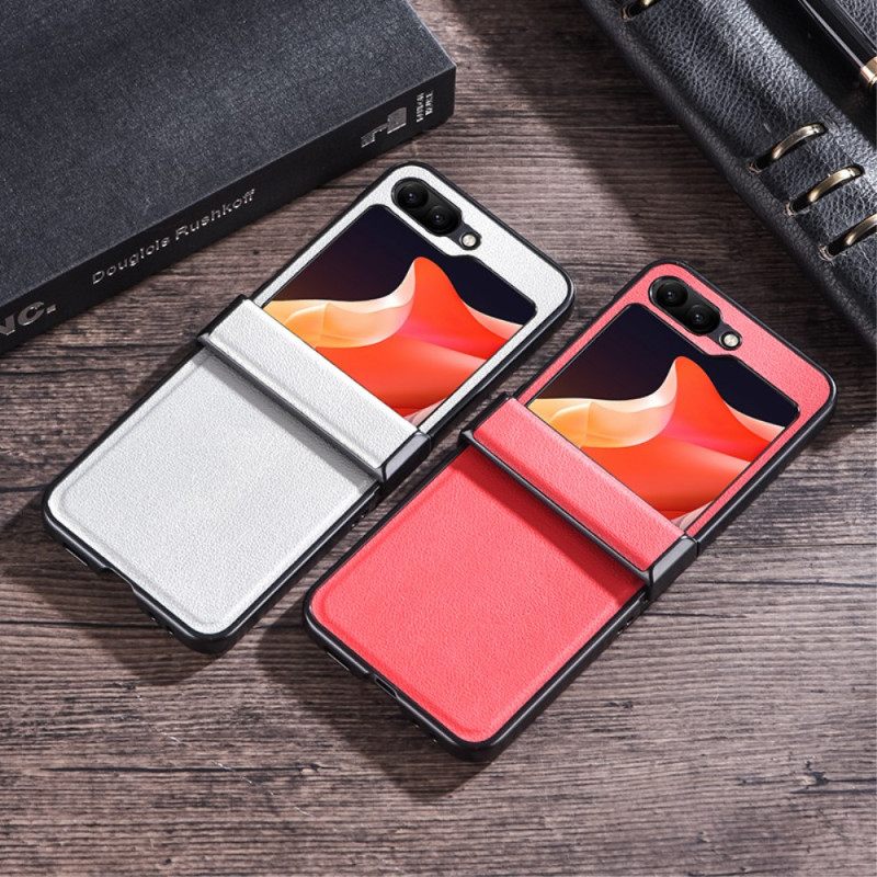 Case Hoesje Samsung Galaxy Z Flip 7 Fe Telefoonhoesje Ultradun Kunstleer