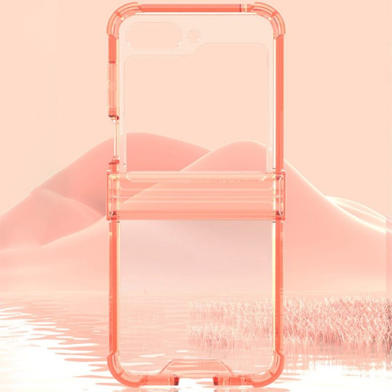 Cover Hoesje Samsung Galaxy Z Flip 7 Fe Telefoonhoesje Gkk-scharnier En Luchtkussen