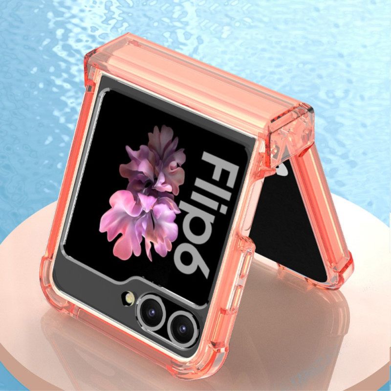 Cover Hoesje Samsung Galaxy Z Flip 7 Fe Telefoonhoesje Gkk-scharnier En Luchtkussen