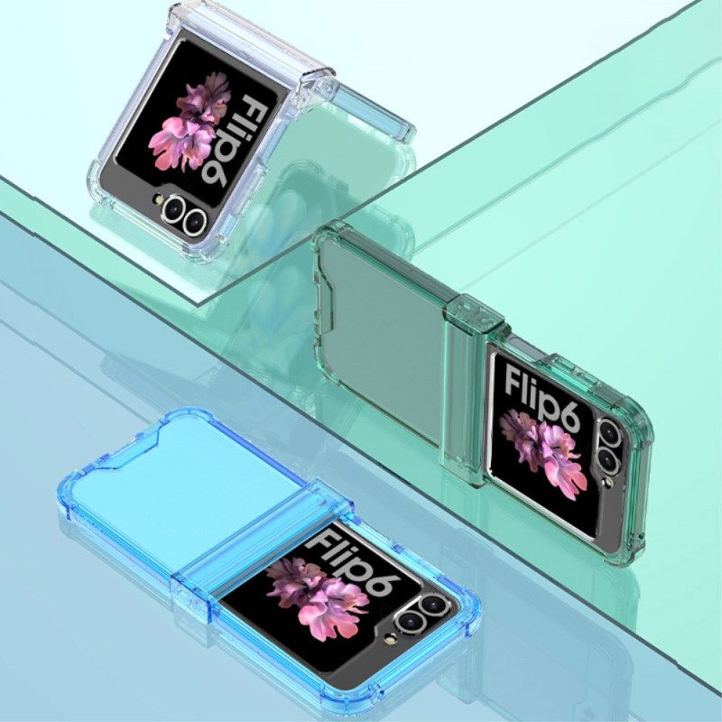 Cover Hoesje Samsung Galaxy Z Flip 7 Fe Telefoonhoesje Gkk-scharnier En Luchtkussen