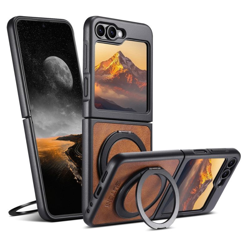 Cover Hoesje Samsung Galaxy Z Flip 7 Fe Telefoonhoesje Magsafe-compatibel Met Suteni Ringhouder