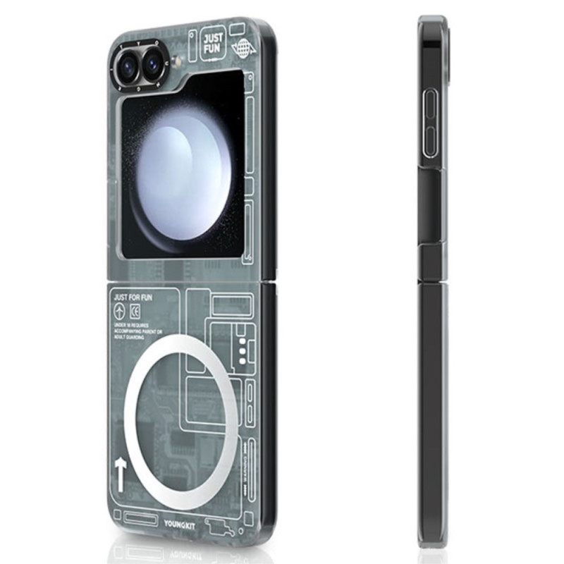 Cover Hoesje Samsung Galaxy Z Flip 7 Fe Telefoonhoesje Youngkit Technologie Serie
