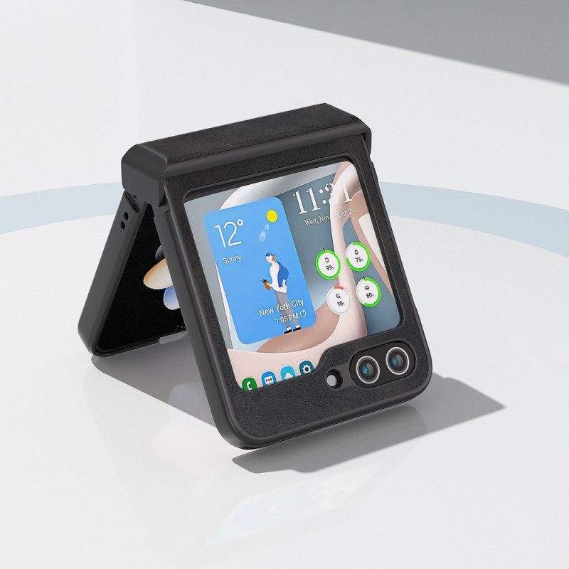 Hoesje Samsung Galaxy Z Flip 7 Fe Abeel Vintage Leren Stijl