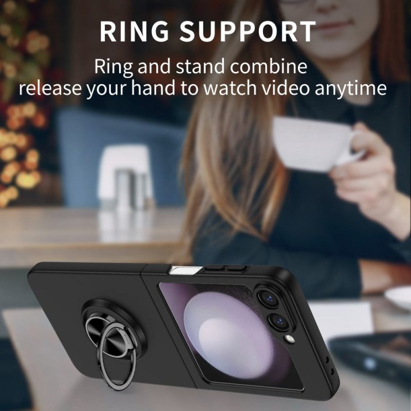 Hoesje Samsung Galaxy Z Flip 7 Fe Draaibare Ring