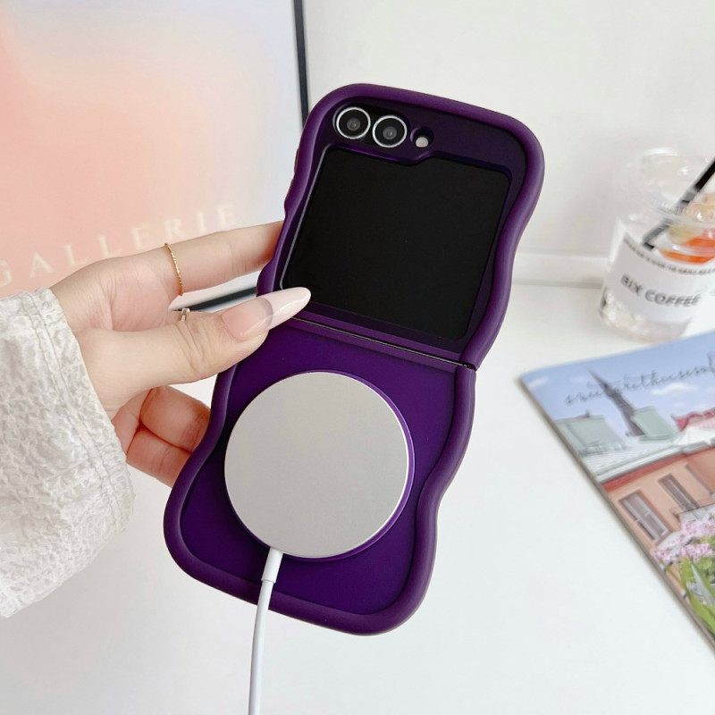 Hoesje Samsung Galaxy Z Flip 7 Fe Draaibare Standaard En Ingebouwde Spiegel Bescherming Hoesje