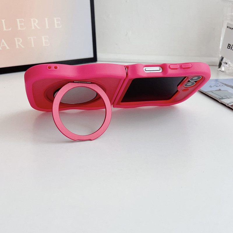 Hoesje Samsung Galaxy Z Flip 7 Fe Draaibare Standaard En Ingebouwde Spiegel Bescherming Hoesje