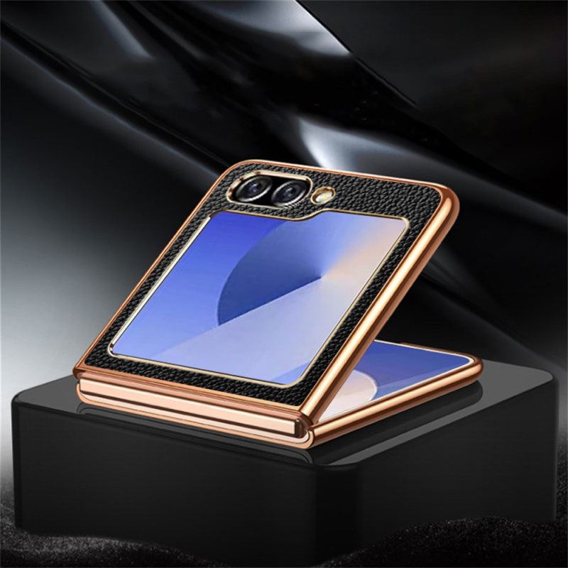 Hoesje Samsung Galaxy Z Flip 7 Fe Echt Leer