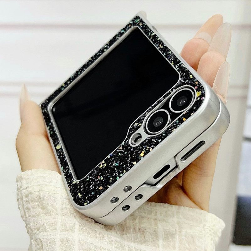Hoesje Samsung Galaxy Z Flip 7 Fe Glitterdesign