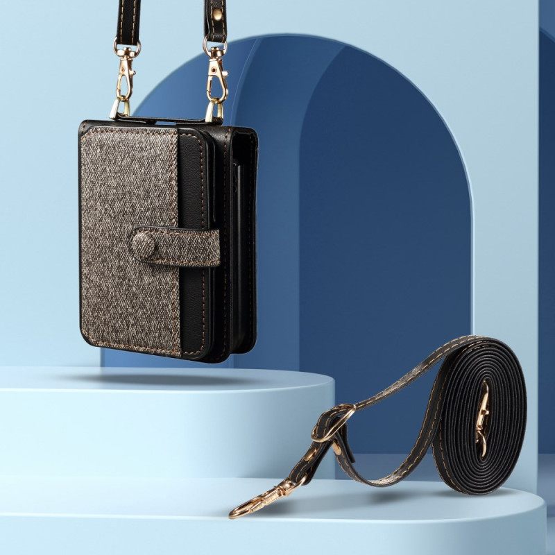 Hoesje Samsung Galaxy Z Flip 7 Fe Kaarthouder En Draagkoord