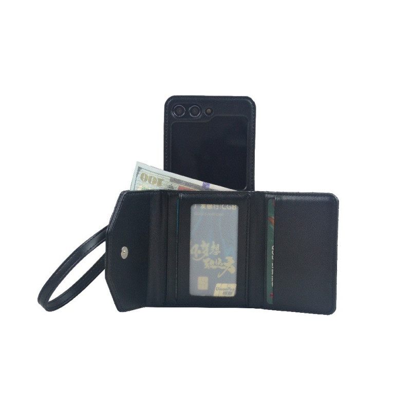 Hoesje Samsung Galaxy Z Flip 7 Fe Kaarthouder En Riem