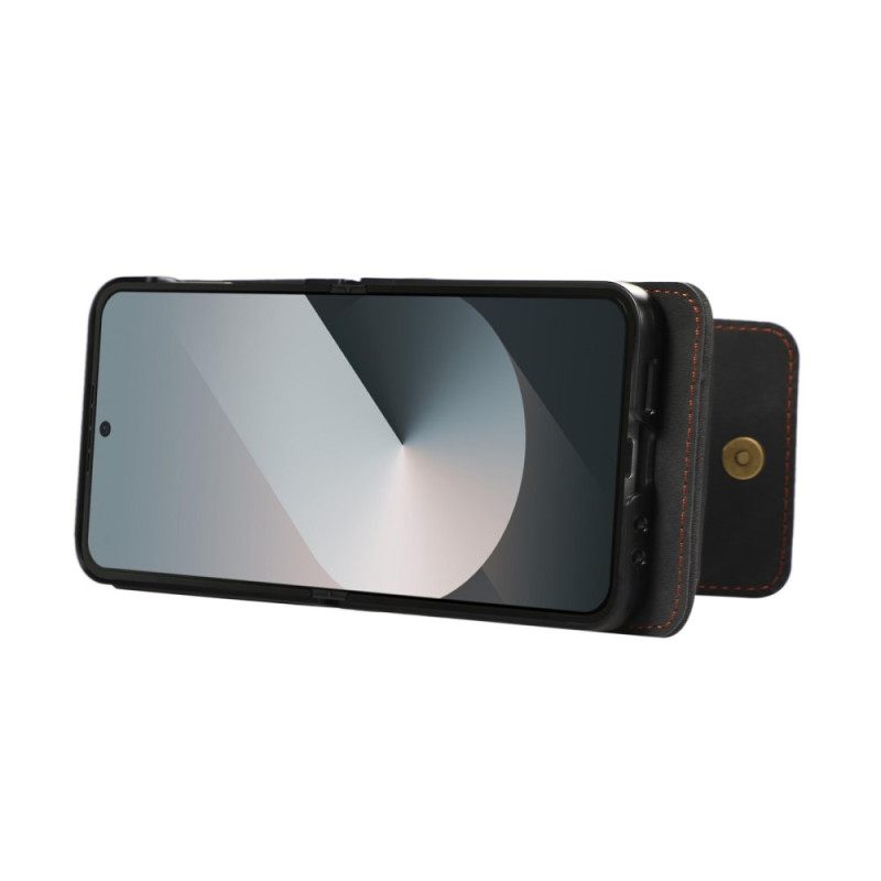 Hoesje Samsung Galaxy Z Flip 7 Fe Kaarthouder En Schouderband Bescherming Hoesje