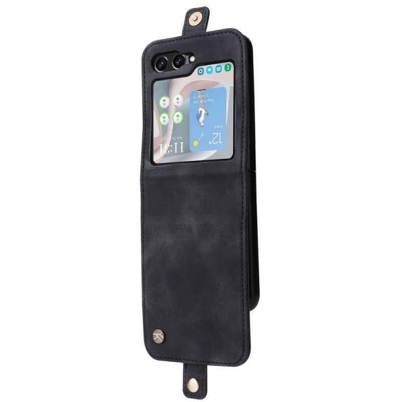 Hoesje Samsung Galaxy Z Flip 7 Fe Kaarthouder Yikatu