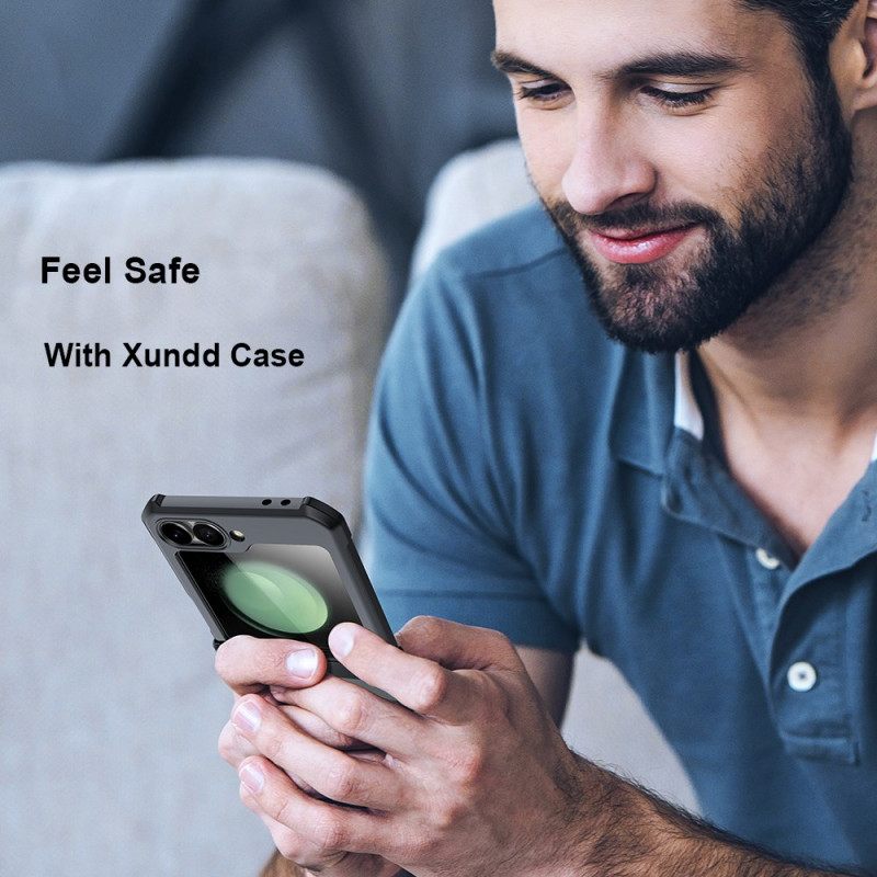 Hoesje Samsung Galaxy Z Flip 7 Fe Kleine Schermbeschermer Voor De Achterkant Xundd