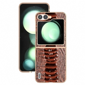 Hoesje Samsung Galaxy Z Flip 7 Fe Krokodillenstijl