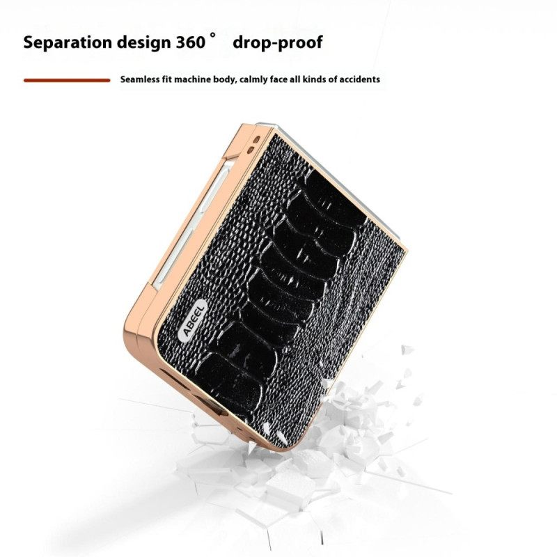 Hoesje Samsung Galaxy Z Flip 7 Fe Krokodillenstijl