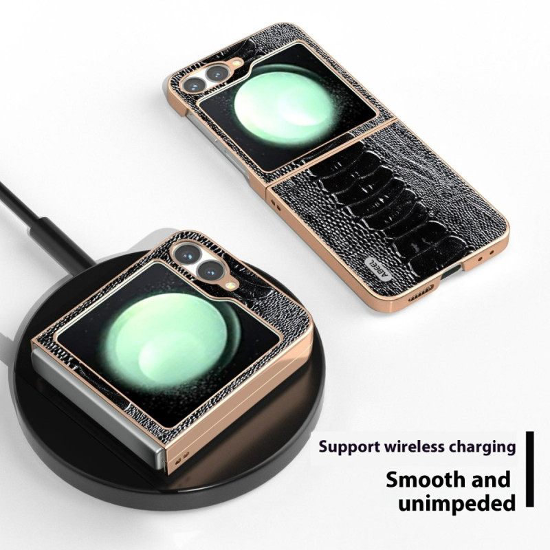 Hoesje Samsung Galaxy Z Flip 7 Fe Krokodillenstijl