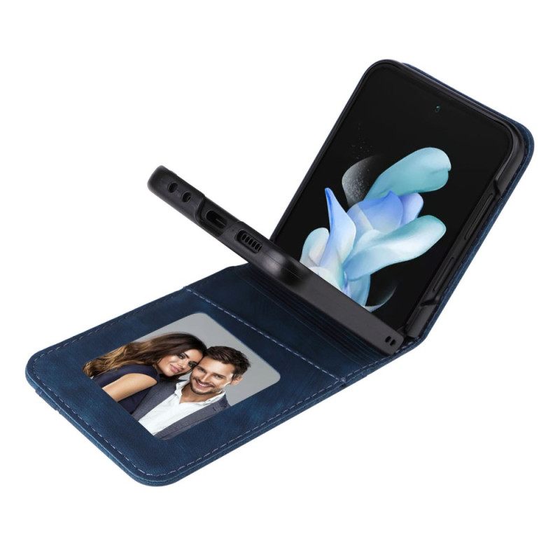 Hoesje Samsung Galaxy Z Flip 7 Fe Lederlook Kaart Houder