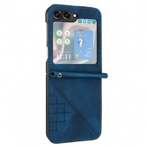 Hoesje Samsung Galaxy Z Flip 7 Fe Portemonnee Met Patroon Bescherming Hoesje