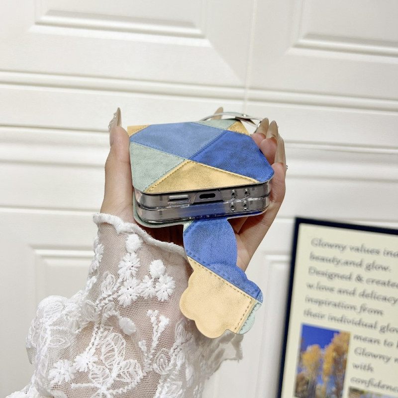 Hoesje Samsung Galaxy Z Flip 7 Fe Retro Met Kattenpootsluiting