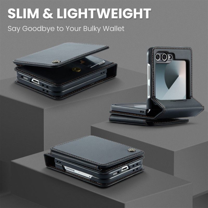 Hoesje Samsung Galaxy Z Flip 7 Fe Rfid-bescherming 5 Kaartsleuven