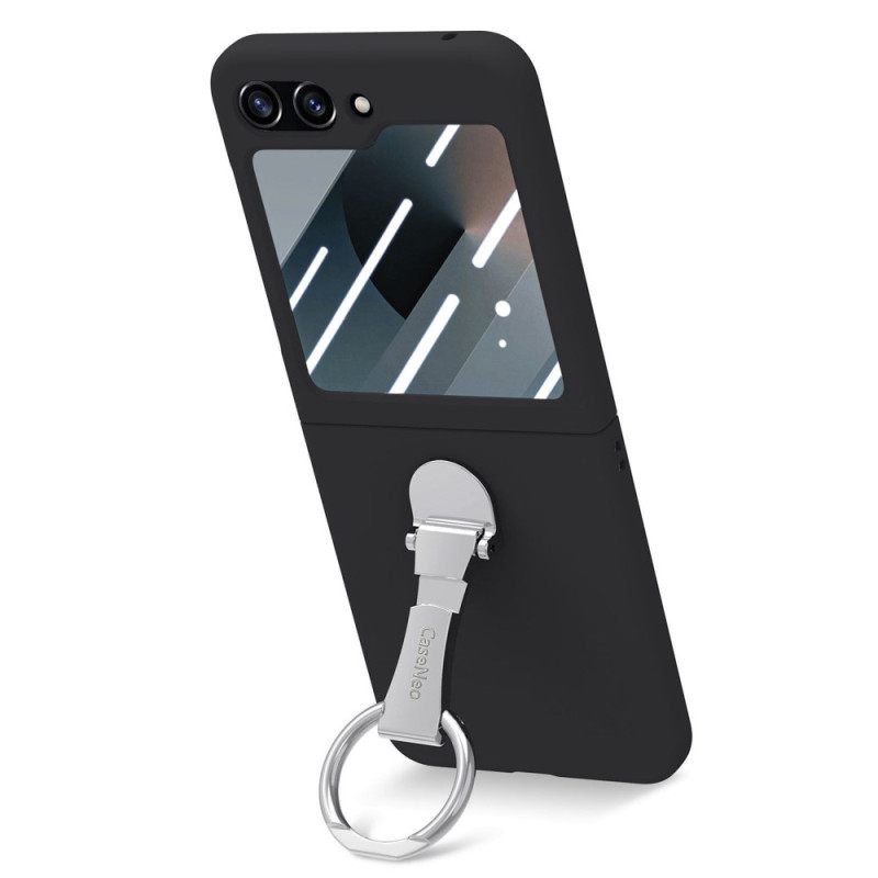 Hoesje Samsung Galaxy Z Flip 7 Fe Ringhouder En Schermbeschermer Voor De Achterkant Bescherming Hoesje