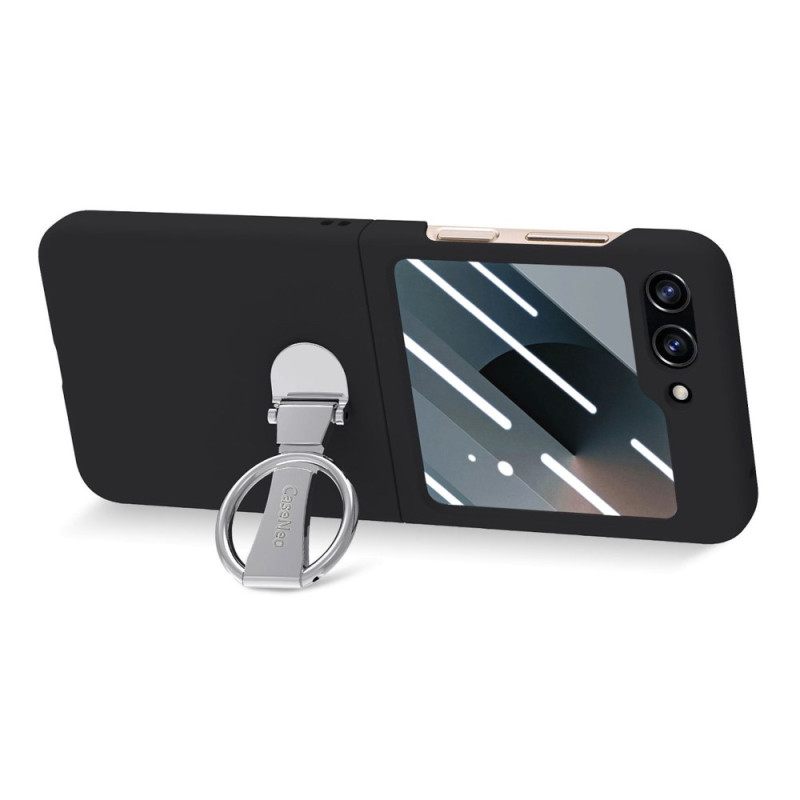 Hoesje Samsung Galaxy Z Flip 7 Fe Ringhouder En Schermbeschermer Voor De Achterkant Bescherming Hoesje